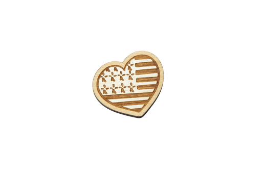 Pins coeur drapeau breton